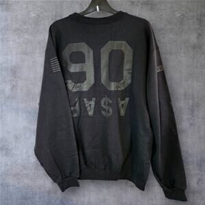 ASAP Rocky Official Anarchy Black Merch Crewneck Brand New Size Large